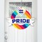 Big Dot of Happiness Love is Love - Pride - Outdoor Rainbow Party Decor - Front Door Wreath